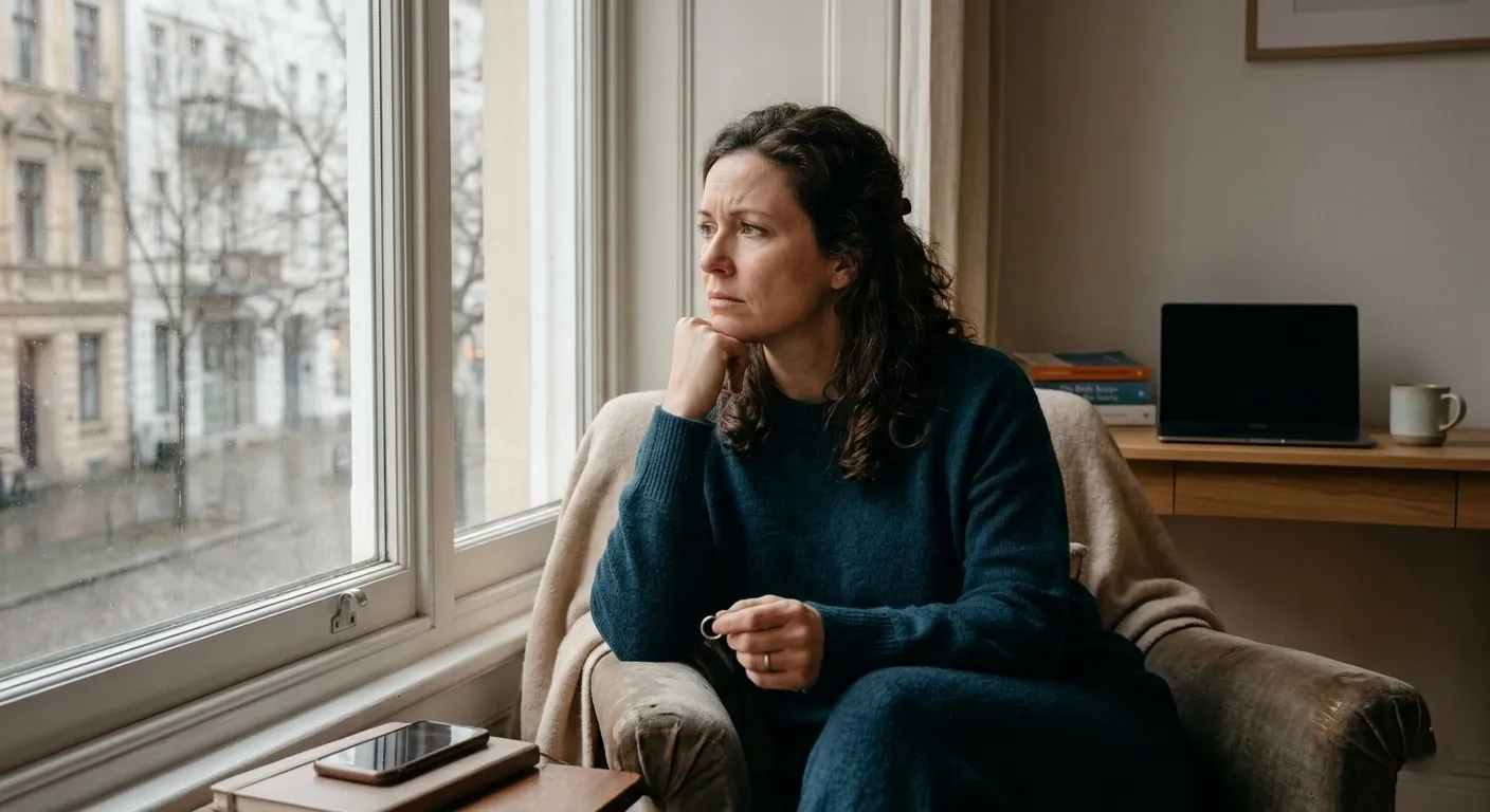 Adult Reflecting on Emotional Wellbeing Before Seeking Therapy