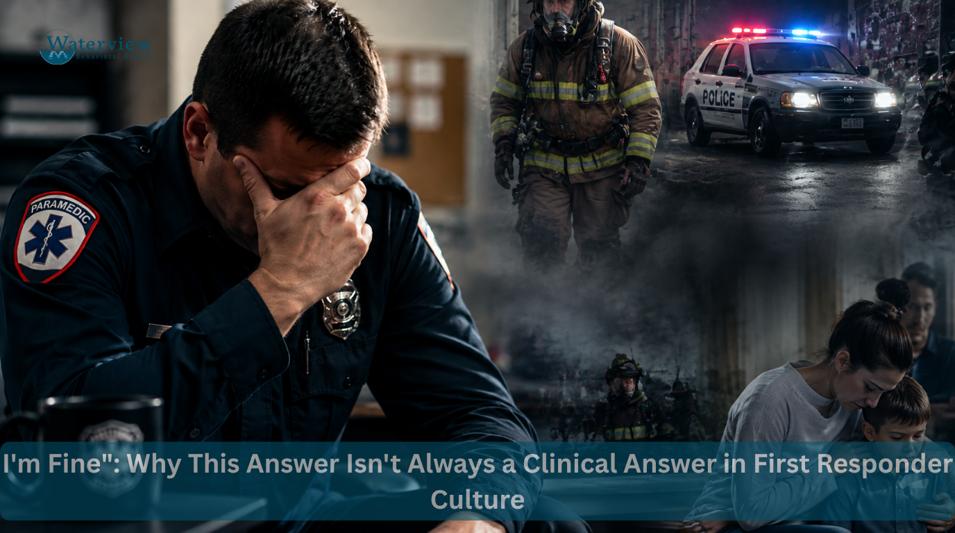 First responder coping with unseen trauma